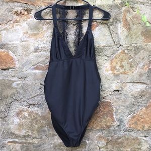 ASOS Maternity Swimsuit with Lace Back Detail